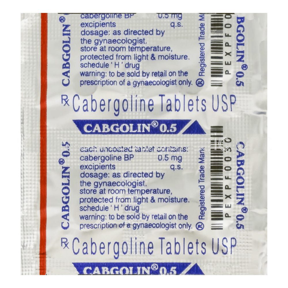 Cabergoline Tablets • Fertility Drugs (USA)